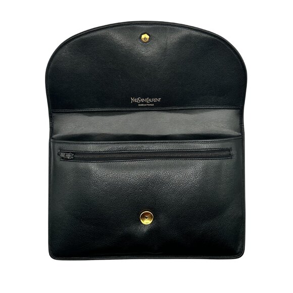 RARE- Vintage Yves Saint Laurent Quilted Clutch, Unused - Picture 5 of 9